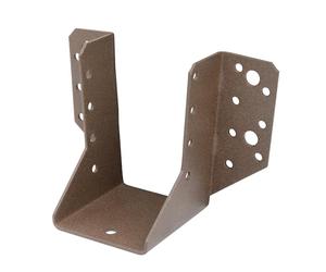 Alberts 822125 DURAVIS® Support U | type A | couleur rouille, à couche duplex | largeur libre 60 mm | hauteur 100 mm | kit de 25