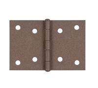 Alberts 822415 DURAVIS® Charnière | large | couleur rouille, à couche duplex | taille 60 x 90 x 1,25 mm | kit de 16
