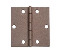 Alberts 822422 DURAVIS® Charnière | carrée | couleur rouille, à couche duplex | taille 60 x 60 x 1 mm | kit de 20