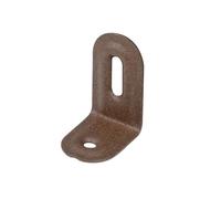 Alberts 822491 DURAVIS® Équerre réglable | emboutie | couleur rouille, à couche duplex | taille 28 x 40 x 22 mm | kit de 50