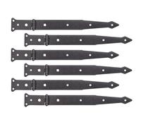 Alberts 822743 DURAVIS® Penture charnière | en noir diamant, à couche duplex | taille 302/77 x 48 mm | kit de 6