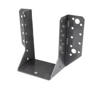 Alberts 822798 DURAVIS® Support U | type A | en noir diamant, à couche duplex | largeur libre 80 mm | hauteur 120 mm | kit de 25