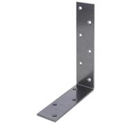 Alberts 822828 DURAVIS® Équerre de poutre | ailes inégales | en noir diamant, à couche duplex | taille 160 x 240 x 50 mm | kit de 10