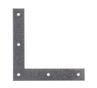 Alberts 822835 DURAVIS® Équerre d'angle | en noir diamant, à couche duplex | taille 120 x 120 x 20 mm | kit de 40