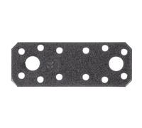 Alberts 822859 DURAVIS® Platine d'assemblage | en noir diamant, à couche duplex | taille 96 x 35 x 2,5 mm | kit de 50