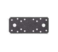 Alberts 822866 DURAVIS® Platine d'assemblage | en noir diamant, à couche duplex | taille 133 x 55 x 2,5 mm | kit de 30