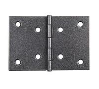 Alberts 823047 DURAVIS® Charnière | large | en noir diamant, à couche duplex | taille 60 x 90 x 1,25 mm | kit de 16