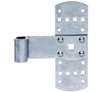 Alberts 823542 Bande croisée | électro-galvanisé bleu | 140 x 50 mm | kit de 10