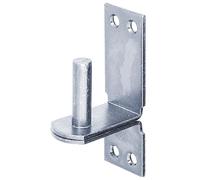 Alberts 823788 Gond sur platine | dans les modèles avec crochet DI ou DII | galvanisé, en bleu | cote axe Ø16 mm | platine 113 x 40 mm | kit de 10