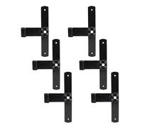 Alberts 824075 Bande croisée | noir | 180 x 30 mm | kit de 6