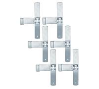 Alberts 824082 Bande croisée | électro-galvanisé bleu | 180 x 30 mm | kit de 6