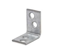 Alberts 824303 Lot de 120 équerres de chaise - Galvanisé bleu - 25 x 25 x 14 mm