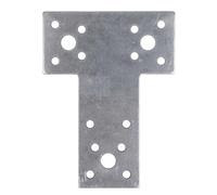 Alberts 824624 Lot de 20 connecteurs plats galvanisés par sendzimir 80 x 106 mm