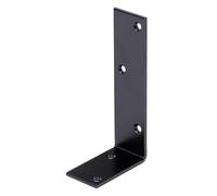 Alberts 825041 Equerre de poutre - noire - plastifiée - 75 x 150 x 40 mm | kit de 20