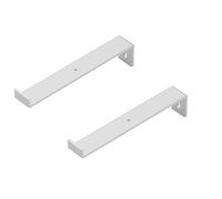 Alberts 831110 Support d'étagère Ben - une paire - support d'étagère en plusieurs tailles - au choix en différentes couleurs tendance - équerre d'étagère en paire ou seule - 62 x 209 x 30 mm