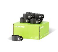 Alberts Anthracite 34 mm GAH 655303 Jambes de Force | galvanisé, revêtu de Plastique métallisé Pinces Ø