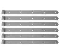 Alberts 836016 Paumelle de volet | en différentes versions | acier inoxydable | rouleau Ø16 mm | taille 600 x 35 mm | kit de 6