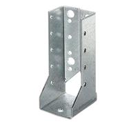 Alberts Support en U 837501, type B, galvanisé Sendzimir 60 x 100 mm, kit de 50