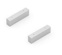 Alberts 837693 Console Mona | une paire | Équerre murale dans plusieurs tailles | au choix en différentes couleurs tendance | Équerre murale par paire ou individuelle | dimensions 60 x 200 x 40 mm