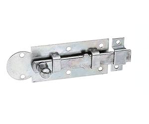 Alberts 840327 Verrou de fenêtre | droit, avec boucle serrée | électro-galvanisé, passivé à couche épaisse | platine 80 x 30 mm | kit de 10