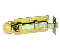 Alberts 840419 Verrou de fenêtre | coudé, avec gâche plate | électro-galvanisé, passivé à couche épaisse | platine 80 x 30 mm | kit de 10