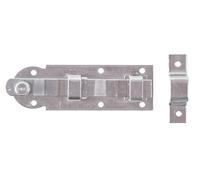 Alberts 840433 Verrou de fenêtre | droit, avec boucle serrée | acier inoxydable | platine 80 x 26 mm | kit de 10