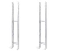 Alberts 841623 H-Pfostenträger Support de Poteau en H, argenté