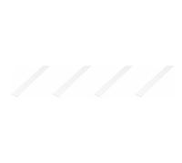 Alberts 842286 Profil BA, Revêtement en Plastique Blanc Ral 916