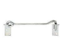 Alberts 843335 Crochet contrevent | avec platines d'angle ou œillets sur les platines | électro-galvanisé, passivé à couche épaisse | longueur 280 mm | crochet Ø 12 mm | kit de 10