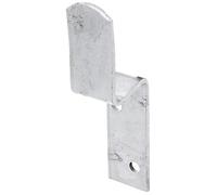 Alberts 843533 Support de barre de clôture | galvanisé à chaud | à visser | 34 x 160 | kit de 10