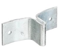 Alberts 843656 Patte pour poteau de clôture en profilé T | galvanisé à chaud | 114 x 40 mm | kit de 10