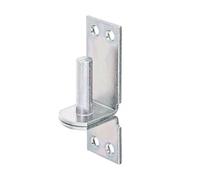 Alberts 844516 Gond sur platine | dans les modèles avec crochet DI ou DII | électro-galvanisé, passivé à couche épaisse | cote axe Ø16 mm | platine 115 x 40 mm | kit de 10