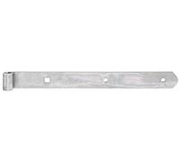 Alberts 845070 Penture | en différents modèles | électro-galvanisé, passivé à couche épaisse | gond Ø 10 mm | taille 300 x 30 mm | kit de 10