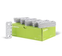 Alberts 846305 Platine d'assemblage | galvanisée Sendzimir | 96 x 35 mm | kit de 50