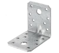 Alberts 846534 Équerre d'assemblage renforcée avec nervure | galvanisée Sendzimir | 70 x 70 x 55 mm | kit de 48