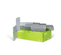 Alberts 846886 Équerre renvoyée | utilisable à gauche | galvanisée Sendzimir | 32 x 32 x 170 mm | kit de 25