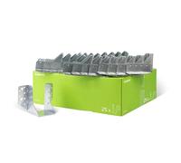 Alberts 846954 Support U | type A | galvanisé Sendzimir | 60 x 100 mm | kit de 25
