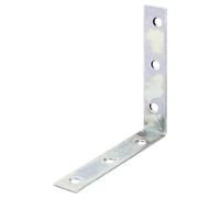 Alberts 847432 Équerre de chaise | galvanisé Sendzimir | 100 x 100 x 19 mm | kit de 200