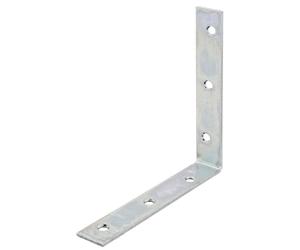 Alberts 847449 Équerre de chaise | galvanisé Sendzimir | 125 x 125 x 22 mm | kit de 40