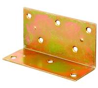 Alberts 847487 Équerre large | galvanisé Sendzimir | 60 x 40 x 115 mm | kit de 25