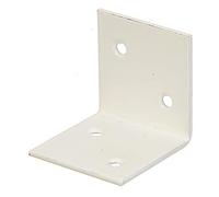 Alberts 847555 Équerre large | plastifiée, en blanc | 40 x 40 x 40 mm | kit de 50