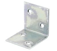 Alberts 847562 Équerre large | galvanisé Sendzimir | 40 x 40 x 40 mm | kit de 150