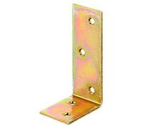 Alberts 847654 Équerre de poutre | électro-galvanisé, passivé à couche épaisse | 40 x 80 x 30 mm | kit de 20