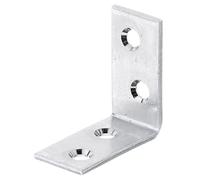 Alberts 847715 Équerre de chaise | galvanisé Sendzimir | 40 x 40 x 20 mm | kit de 40