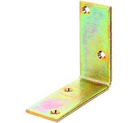 Alberts 847906 Équerre de poutre | large | électro-galvanisé, passivé à couche épaisse | 100 x 100 x 40 mm | kit de 20