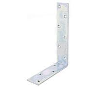 Alberts 848064 Équerre de poutre | électro-galvanisé, passivé à couche épaisse | 160 x 240 x 50 mm | kit de 10