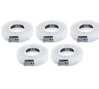 Alberts 848088 Bande multi-trous | avec ou sans bobine | galvanisé Sendzimir | largeur 17 mm | longueur 3 m | kit de 5