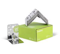 Équerre renforcée nerv. inox 105x105x90