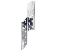 Alberts 848279 Équerre renvoyée | utilisable à gauche | acier inoxydable | 32 x 32 x 170 mm | kit de 25