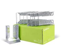 Alberts 848286 Support U | type B | galvanisé Sendzimir | 100 x 140 mm | kit de 10